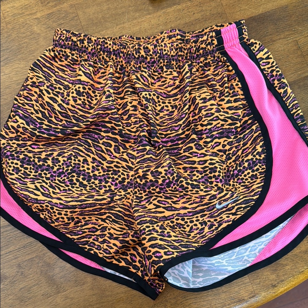 Women's Leopard Print Running Shorts